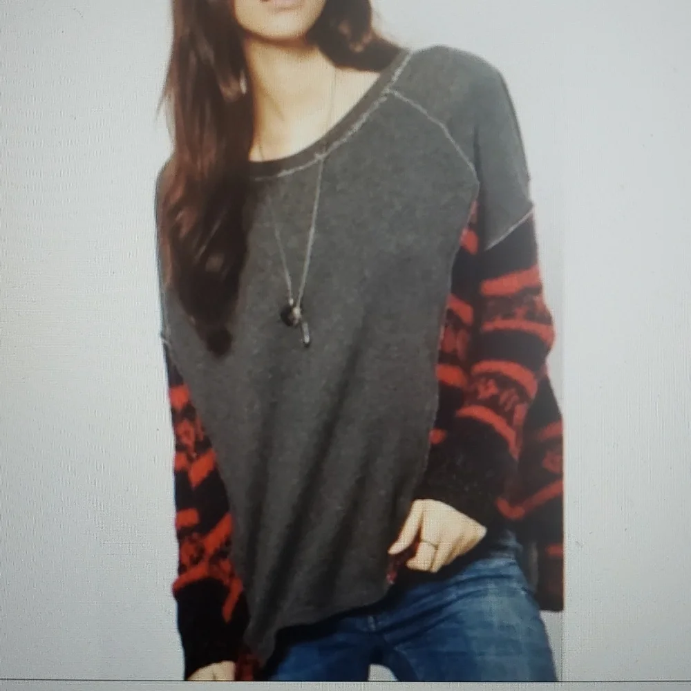 Free People BEAUTIFUL SINNER Knit Sweater Sz S